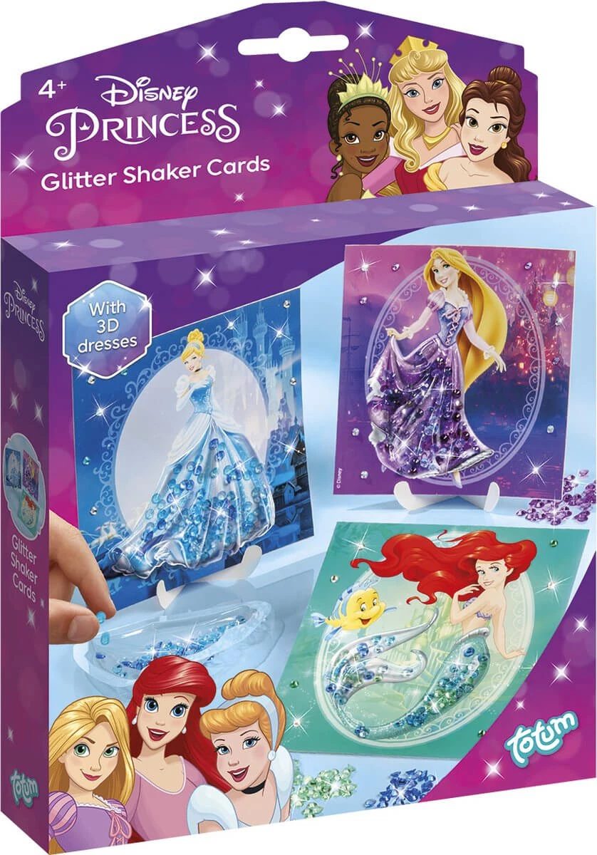 Kreatives DIY-Set, Grußkarten mit Disney-Prinzessinnen-Zetteln