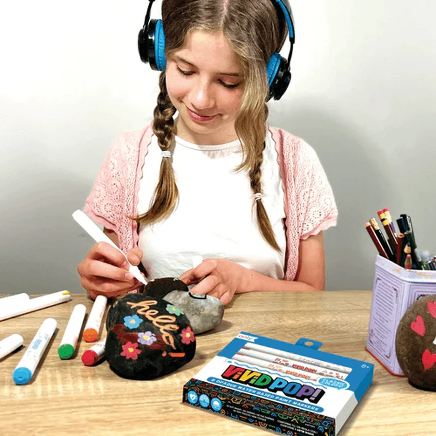 Carioci cu vopsea Vivid Pop! - set de 8, clasic