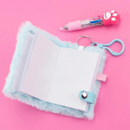 Breloc Mini-jurnal Girabrilla – notebook miniatural cu pix