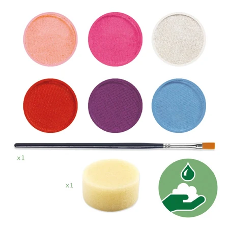 Djeco non-allergene make-up kleuren, pastel