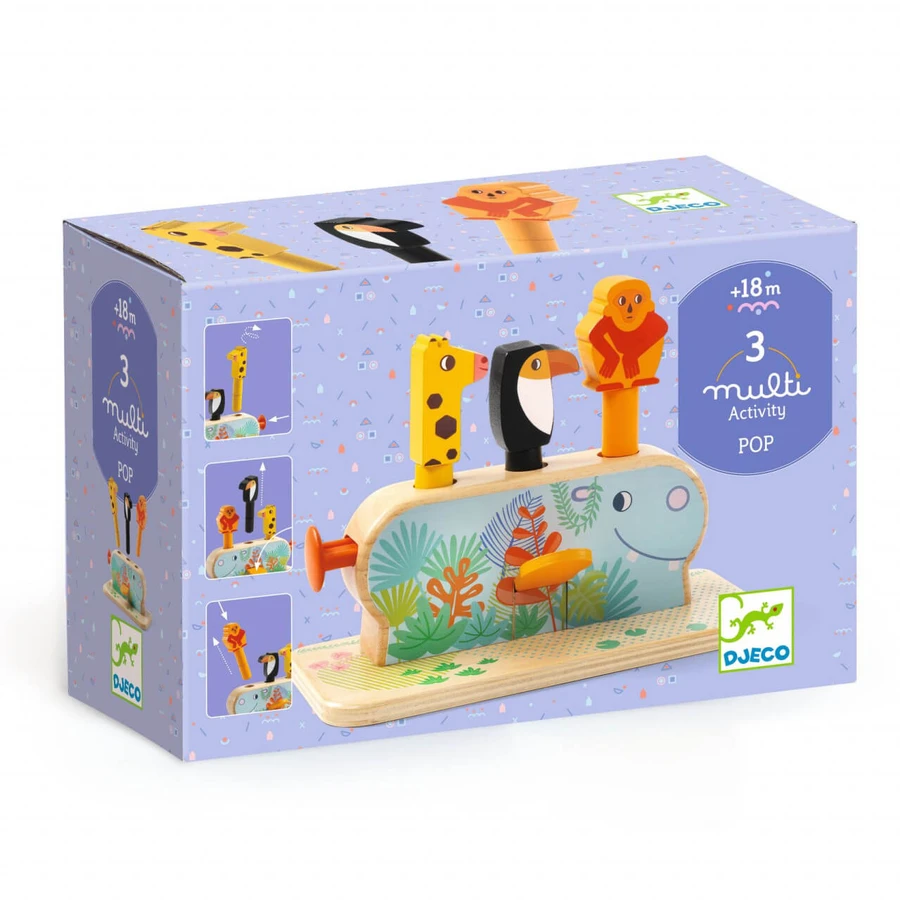 Pop-up multi activity toy, Djeco