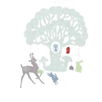Decorazione mobile della foresta