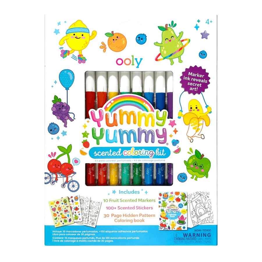 Set de Colorat Parfumat Yummy Yummy – 3 în 1