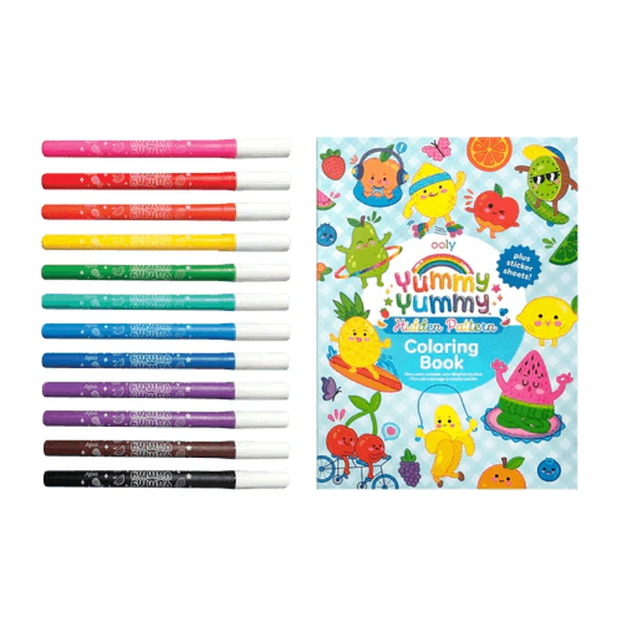 Set de Colorat Parfumat Yummy Yummy – 3 în 1