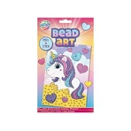Set creativo, Mosaico con cuentas Peel and Stick, Bead Art, unicornio, A5