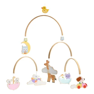 Mobiles aus Holz, Tiere, Dekoration