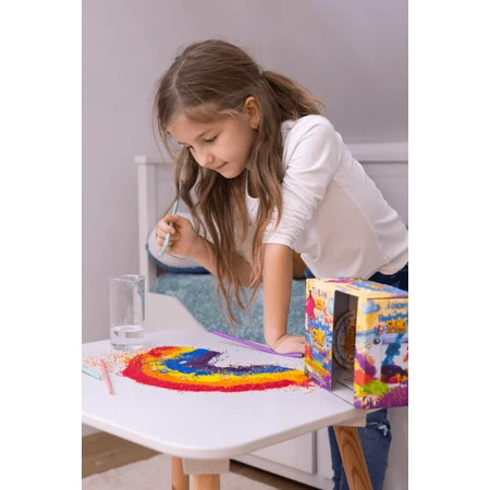Set di sabbia idrofobica - 5 colori e acquario