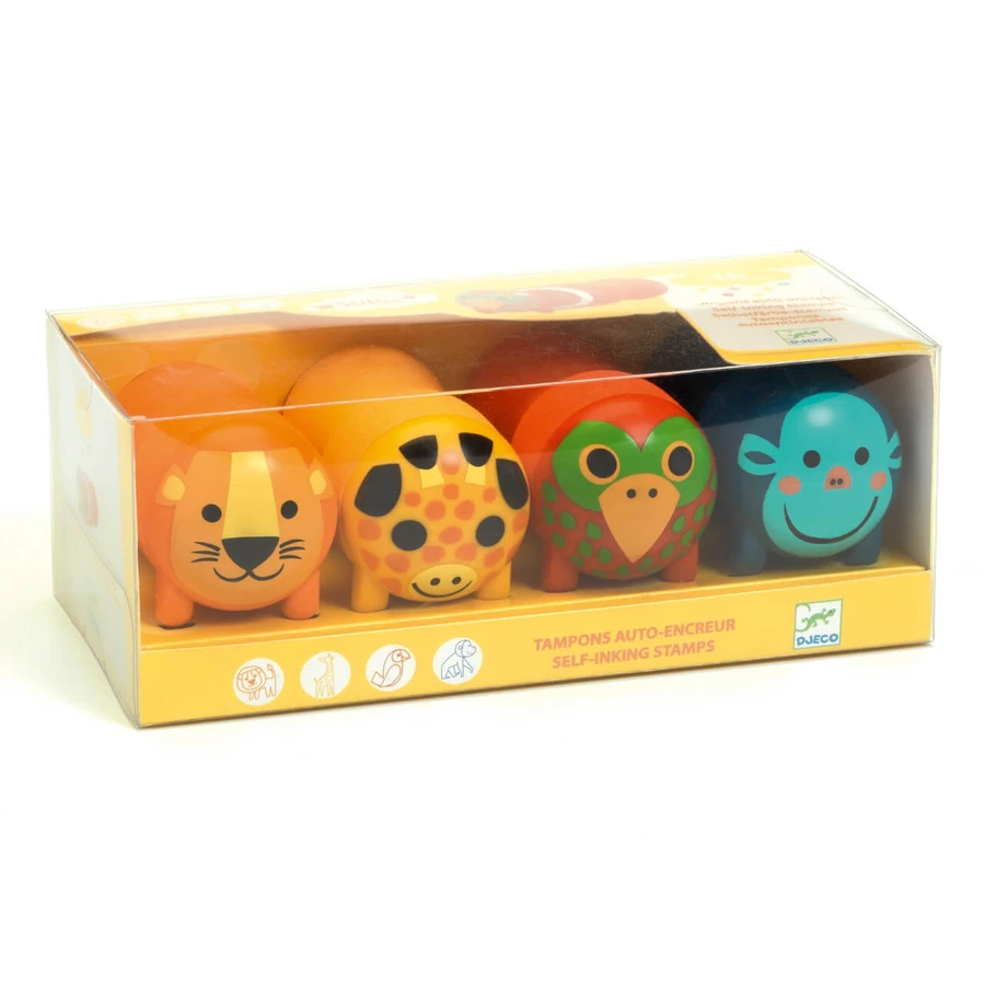 Safari animal stamp set, Djeco