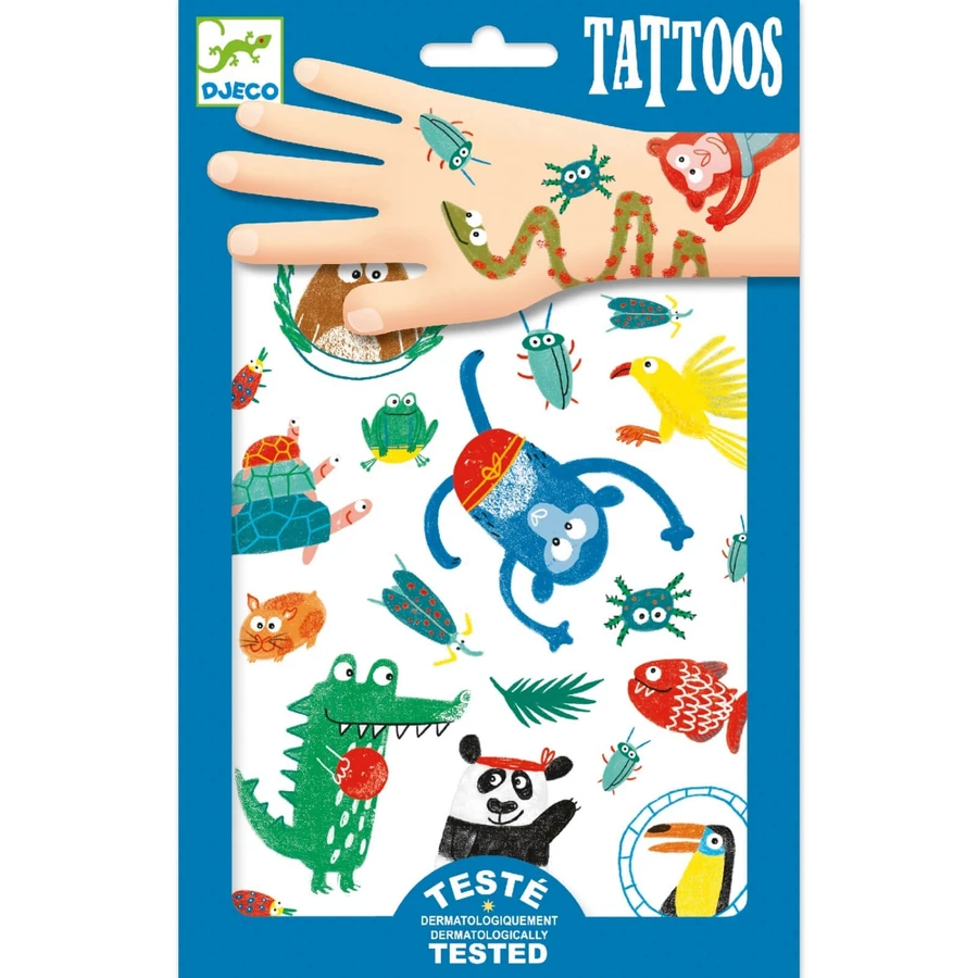 Djeco Tatuaggi Animali con bocca