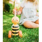 Jucarie de impins albinuta, Orange Tree Toys