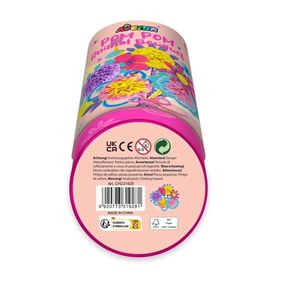 Set creativ Pom Pom - buchet flori