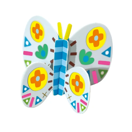 Gioco creativo Stick'N'Play con scene 3D e adesivi riposizionabili - Giardino segreto