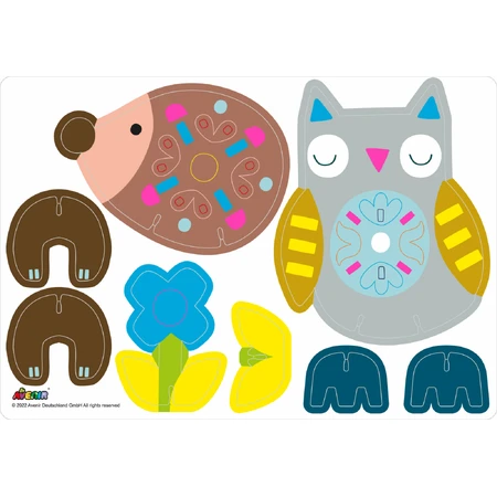 Gioco creativo Stick'N'Play con scene 3D e adesivi riposizionabili - Giardino segreto