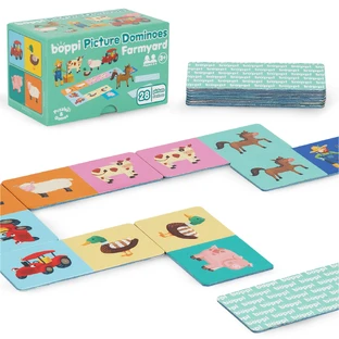Domino with Boppi Pictures, 28 pieces, Farm