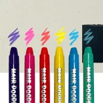 Colored pencils for hair and skin
