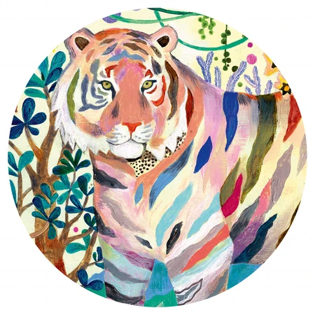Djeco rainbow tigers puzzle