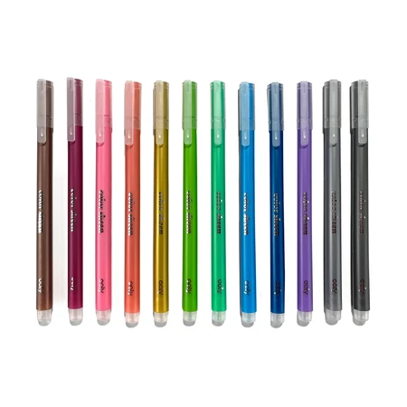 Pixuri cu gel colorate Metalice Color Sheen - Set de 12