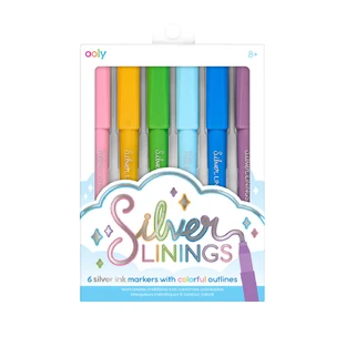 Silver Linings - Zilveren voeringen - Set van 6