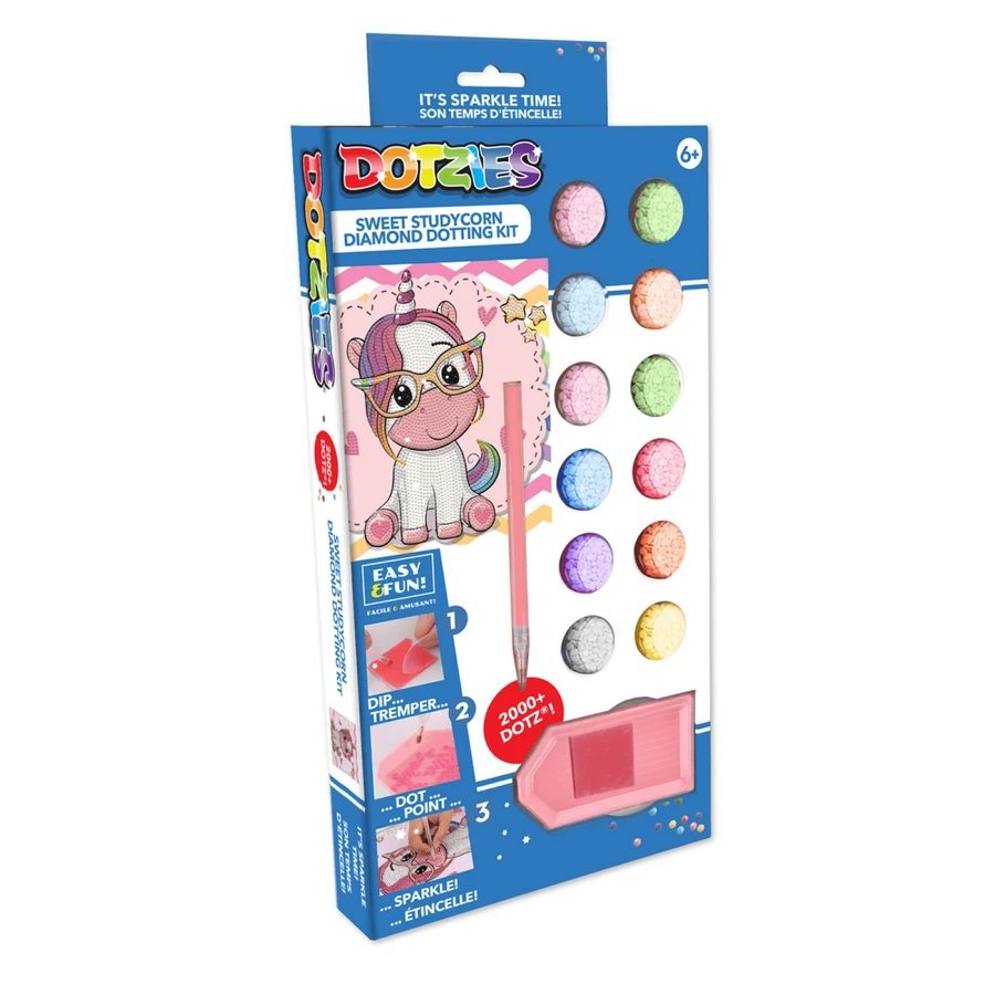 Creatieve diamant schilderij set - Eenhoorn student