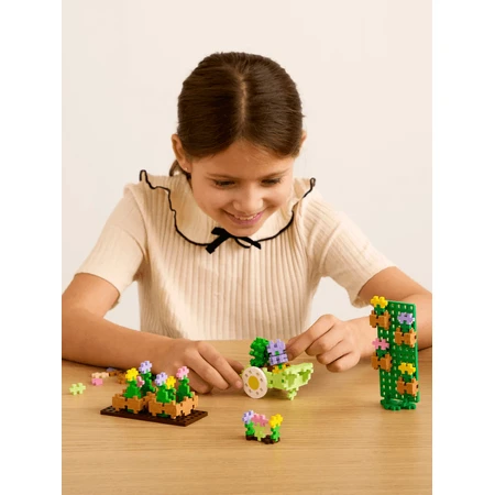 Set di costruzioni Plus-Plus, 600 pezzi, Impara a costruire - Florarie