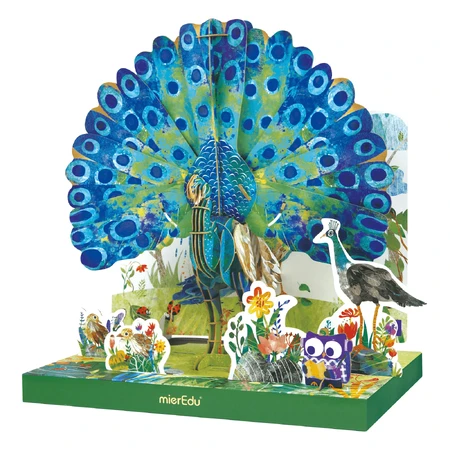 Puzzle 3D ECO - Paun (deluxe)