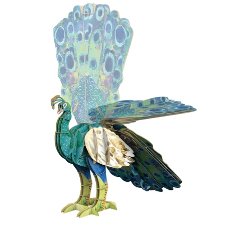 Puzzle 3D ECO - Paun (deluxe)