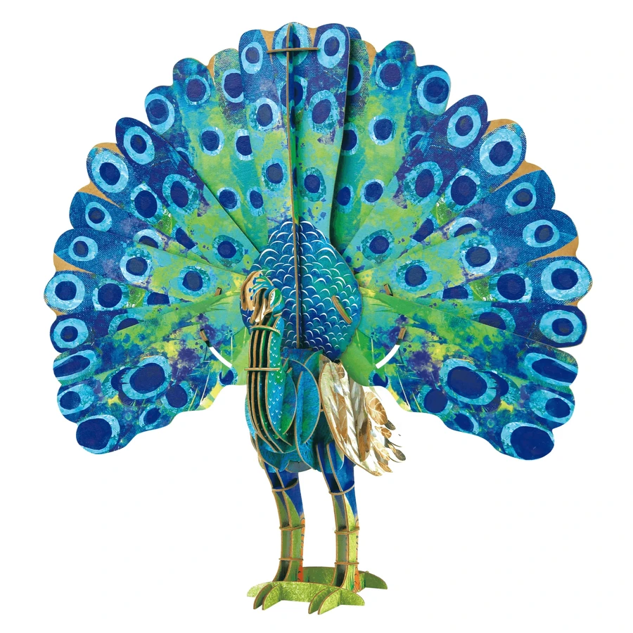 Puzzle 3D ECO - Paun (deluxe)