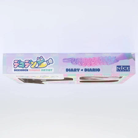 Kit creativo Decoden - diario kawaii para decorar con pasta de colores