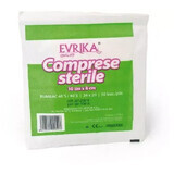 Evrika sterile compress 10 cm x 8 cm