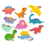 Puzzle w duecie Małe dinozaury, Djeco: ceny i cechy