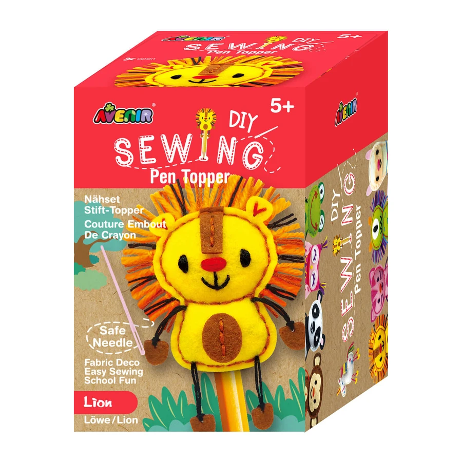Zestaw do szycia DIY - piórnik dekoracyjny - Lion: ceny i cechy