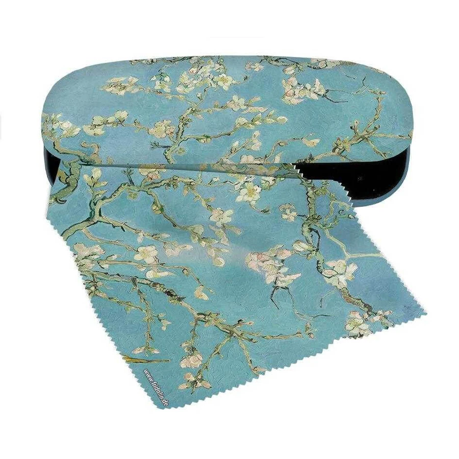 Van Gogh Almond Bossom, Fridolin Brillenetui mit Textil und Schutz