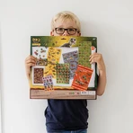 Super Set mit Dinosaurier-Aufklebern