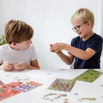 Super Set mit Dinosaurier-Aufklebern