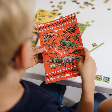 Super Set mit Dinosaurier-Aufklebern