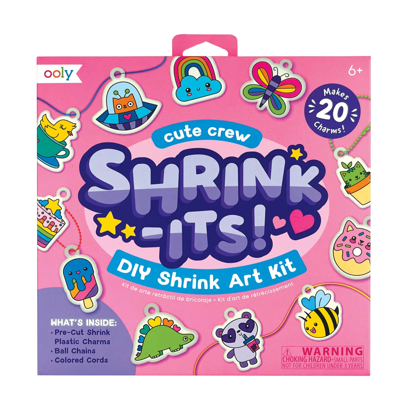 DYI Kunstset - Shrink-Its! - Schlüsselanhänger durch Schrumpfen erstellen - Cute Crew