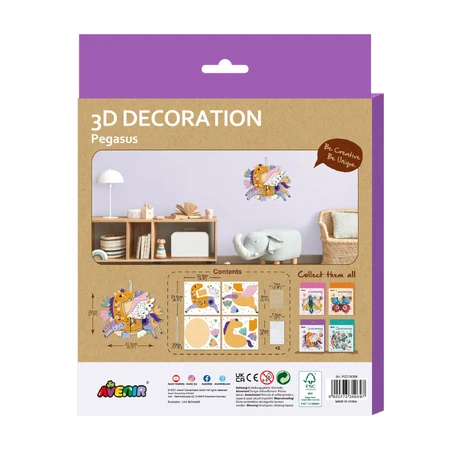 Decorazione 3D-Pegas