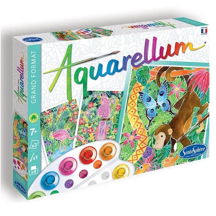 Kreatives Aquarellum-Malset - Amazonas-Regenwald - Sentosphäre