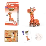 Puzzle 3D z dźwiękami - Giraffe, Build 'n' Sound: ceny i cechy