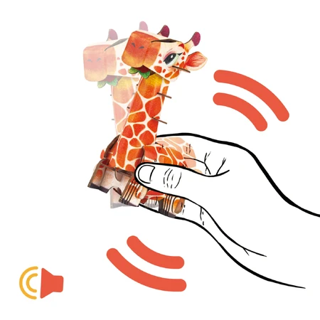 Puzzle 3D z dźwiękami - Giraffe, Build 'n' Sound: ceny i cechy