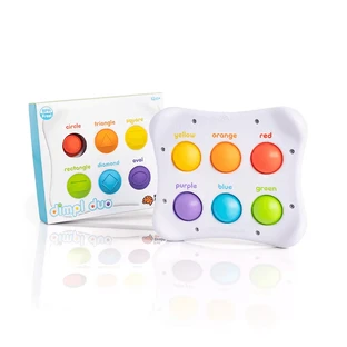 Dimpl Duo – Jucarie senzoriala educativa cu bule din silicon