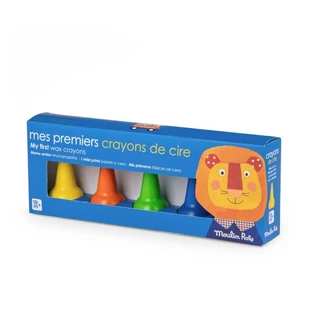 Zestaw 5 kredek woskowych, Moulin Roty
