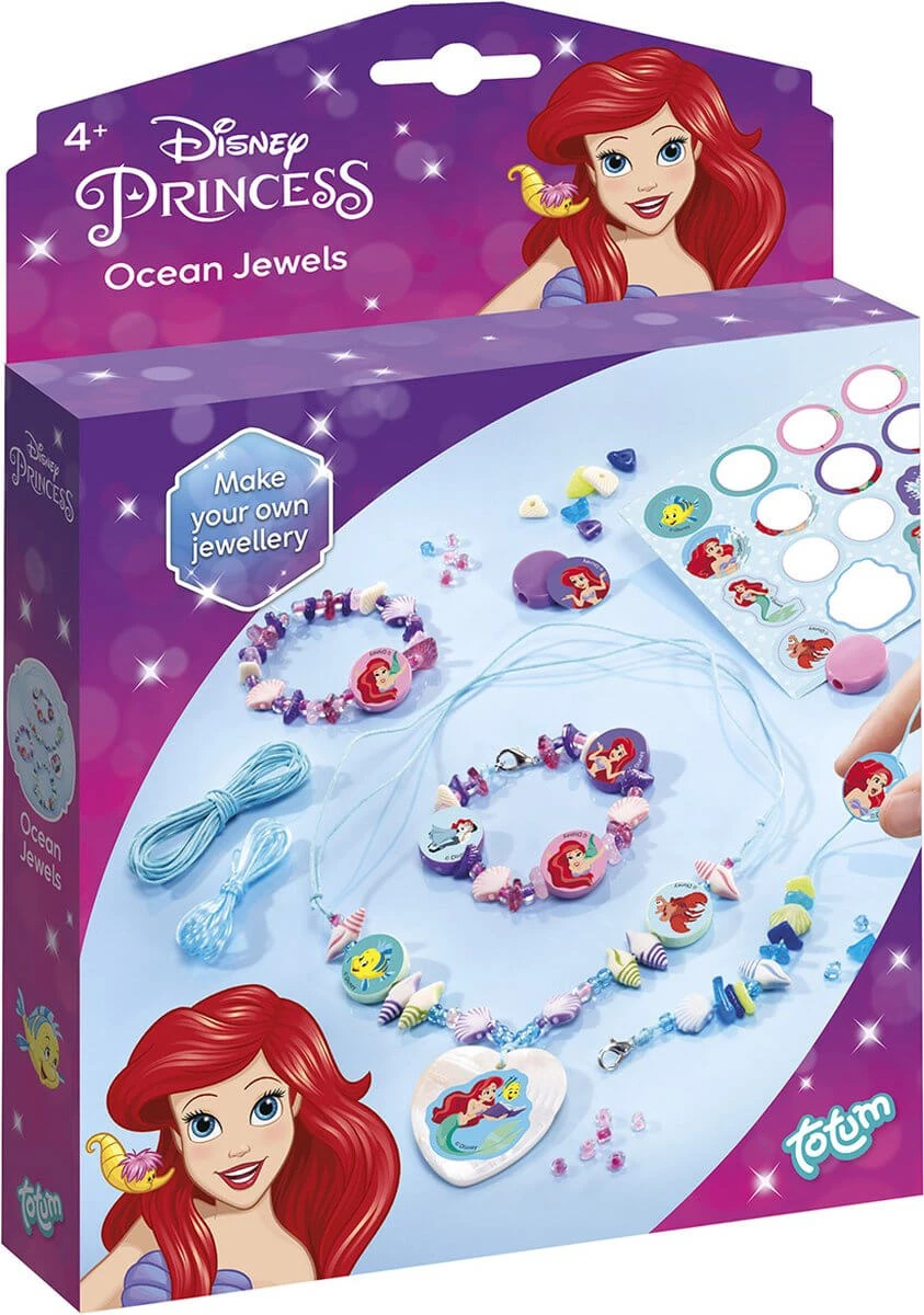 Kreatives Schmuckset zum Thema Ozean, Disney Prinzessin