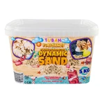 Nisip senzorial modelabil in cutie - natural, 5 kg