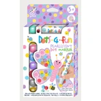 Satz von 8 Dots 4 Fun waschbar Carioci - Perle Farben