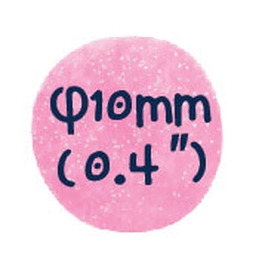 Satz von 8 Dots 4 Fun waschbar Carioci - Perle Farben