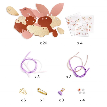 Zestaw biżuterii DIY Miss Rosefinch, Djeco: ceny i cechy