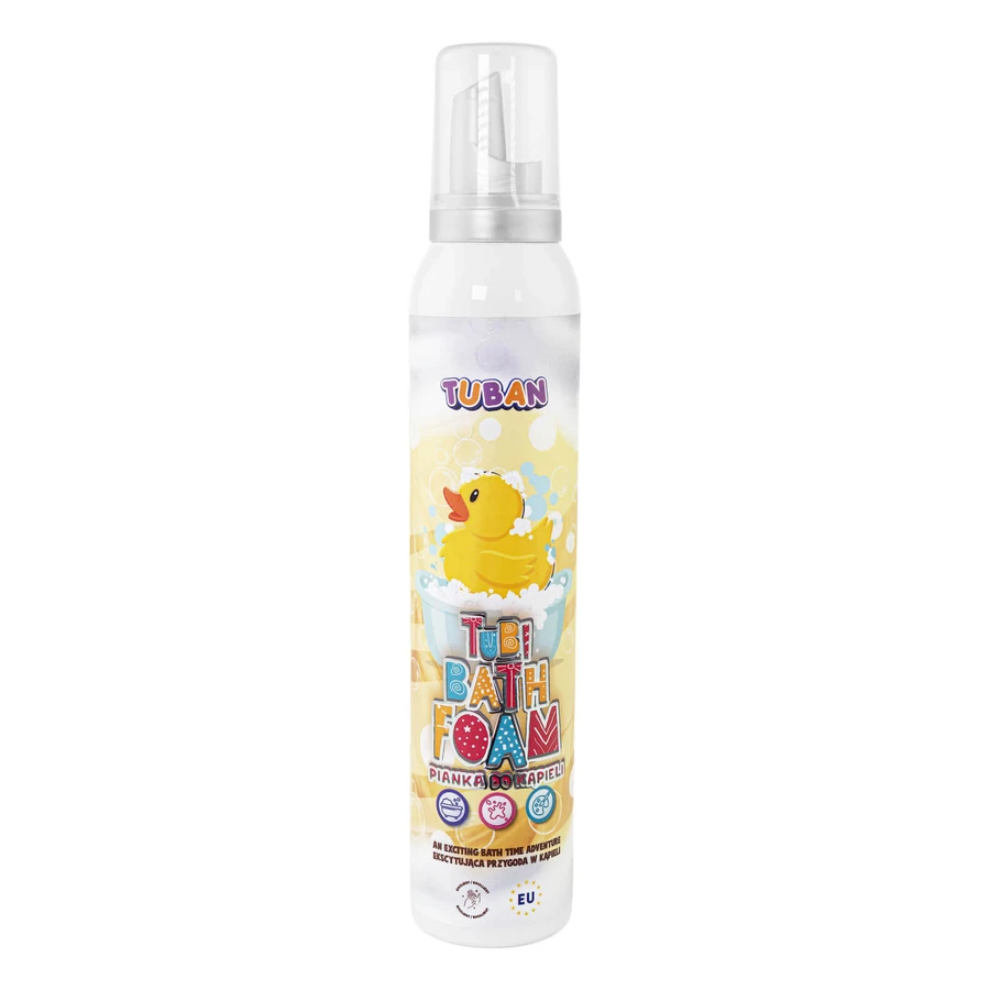 Espuma creativa para baño y baba - TUBI - AMARILLO 200 ml