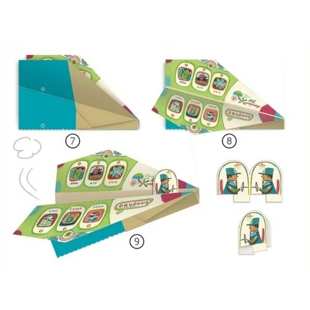 Aeroplani di carta Djeco