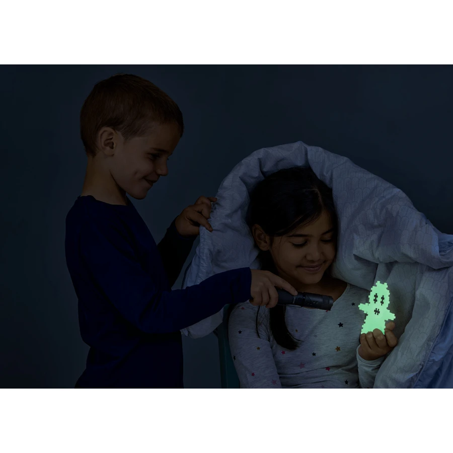 Set constructie educativ Plus-Plus Glow in the Dark, 3000 piese pentru activitati STEM si dezvoltare creativa
